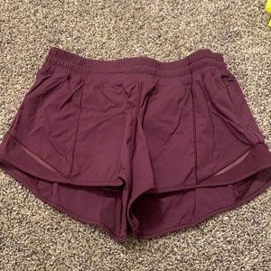 DARK PURPLE HOTTY HOT LULULEMON SHORTS🍇🍇